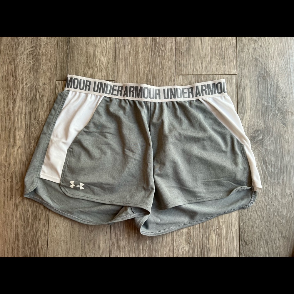 Under Armour running shorts. Like new